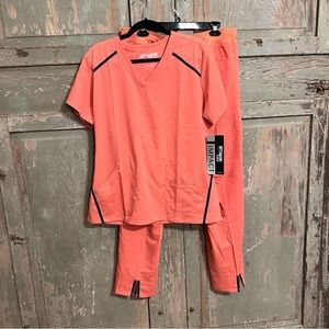 Grey's Anatomy Coral Scrub Set